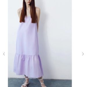 Zara Lilac Maxi Dress